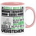 Mountainbike-Guide Geschenk Kaffee-Tasse Geschenkidee für Mountainbike-Guide Ich Bin Mountainbike-Guide Ich Kann Es Dir Erklären Jedoch Nicht Für Dich Verstehen Spruch Lustig Rosa Trendation
