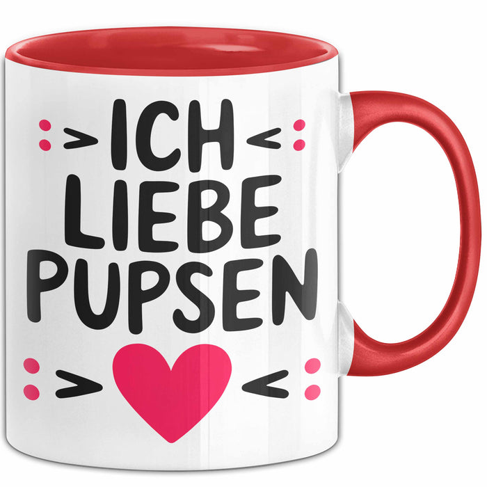 Lustige Tasse Geschenk Ich Liebe Pupsen Geschenkidee Furz Humor