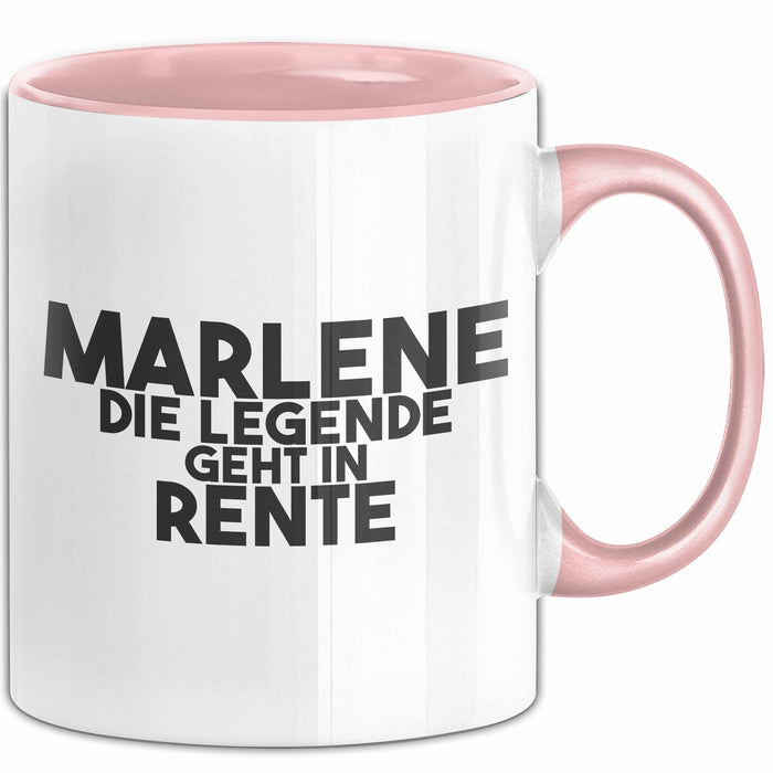 Marlene Tasse Marlene – Die Legende Geht In Rente Geschenk