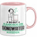 Songwriter Geschenk Tasse So Gut Kann Nur Ein Songwriter Aussehen Geschenkidee Kaffee-Becher Rosa Trendation
