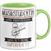 Musikstudentin Und Prinzessin Tasse Geschenk Für Eine Musikstudentin Geburtstag Was Ist Deine Superkraft Grün Trendation