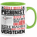Posaunist Geschenk Tasse Geschenkidee für Posaunist Geburtstag Lustig Ich Bin Posaunist Ich Kann Es Dir Erklären Aber Nicht Für Dich Verstehen Grün Trendation