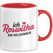 Roswitha Tasse Geschenk Ich Bin Vollkommen Roswitha Geschenkidee Geburtstag Rot Trendation