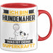 Hundenäher Tasse Geschenk für Hundenäher Geburtstag Lustiger Spruch Kaffee-Becher Was Ist Deine Superkraft Rot Trendation