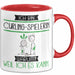 Curling-Spielerin Tasse Geschenk Ich Bin Curling-Spielerin Warum Weil Ich Es Kann Geschenkidee Geburtstag Rot Trendation