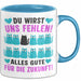 Büroarbeit Kollege Tasse Geschenk Lustige Geschenkidee Spruch Du Wirst Uns Fehlen Alles Gute Für Die Zukunft Blau Trendation