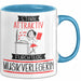 Musikverlegerin Tasse Geschenk Becher Stark Attraktiv Furchtlos Musikverlegerin Lustige Geschenkidee Blau Trendation