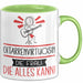 Gitarrenvirtuosin Geschenk Tasse Becher Die Frau Die Allen Kann Geschenkidee für eine Gitarrenvirtuosin Lustig Grün Trendation