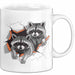 Waschbär Tierliebhaber Tasse Geschenk Lustige Geschenkidee Spruch Weiß Trendation