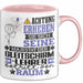 Gleitschirmlehrer Geschenk Tasse Lustiger Spruch Erheben Sie Sich Der Gleitschirmlehrer Betritt den Raum Rosa Trendation