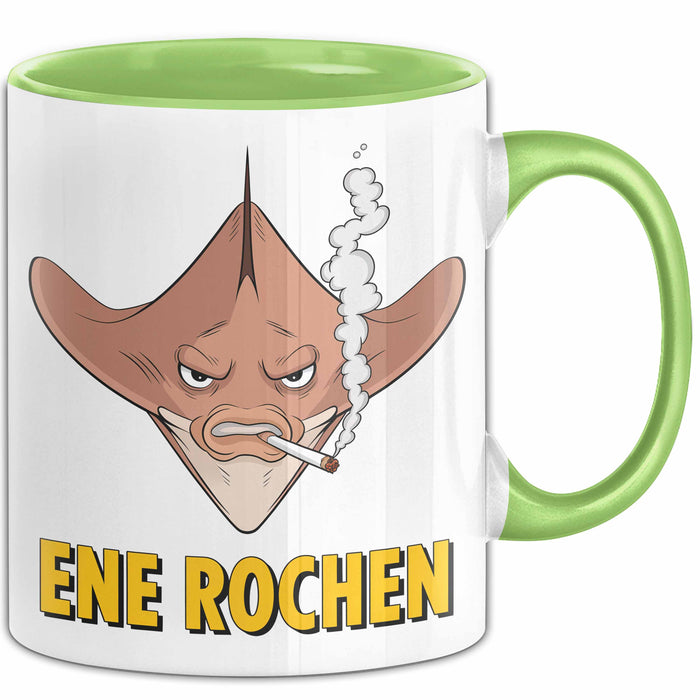Rochen Humor Tasse Geschenk Ene Rochen Geschenkidee Geburtstag Angler