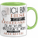 Slackline-Instruktorin Tasse Geschenk Ich Bin Diese Eine Legendäre Slackline-Instruktorin Von Der Alle Reden Geschenkidee Geburtstag Weihnachten Grün Trendation