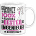 Ingenieur Geschenk Lustiger Spruch für Ingenieur Geschenkidee Bester Ingenieur Der Welt Weiß Trendation