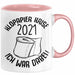 Klopapier Krise 2021 Ich War Dabei Tasse Geschenk Kaffee-Becher Lustige Geschenkidee Rosa Trendation