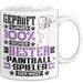 Paintballspieler Geschenk Lustiger Spruch für Paintballspieler Geschenkidee Bester Paintballspieler Der Welt Weiß Trendation
