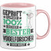 Vogelforscher Geschenk Lustiger Spruch für Vogelforscher Geschenkidee Bester Vogelforscher Der Welt Rosa Trendation