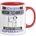 Musiktechniker Tasse Geschenk für Musiktechniker Geburtstag Lustiger Spruch Kaffee-Becher Was Ist Deine Superkraft Rot Trendation