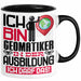 Geomatiker Ausbildung Tasse Geschenk Ich Bin Geomatiker In Der Ausbildung Ich Darf Das Geschenkidee Spruch Schwarz Trendation