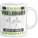 Vogelliebhaber Tasse Geschenk für Vogelliebhaber Geburtstag Lustiger Spruch Kaffee-Becher Was Ist Deine Superkraft Weiß Trendation
