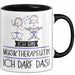 Geschenk für Musiktherapeutin Tasse Lustige Geschenkidee Geburtstag Ich Bin Musiktherapeutin Ich Darf Das Trendation