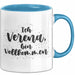 Verena Tasse Ich Verena, Bin Vollkommen Geschenk Blau Trendation