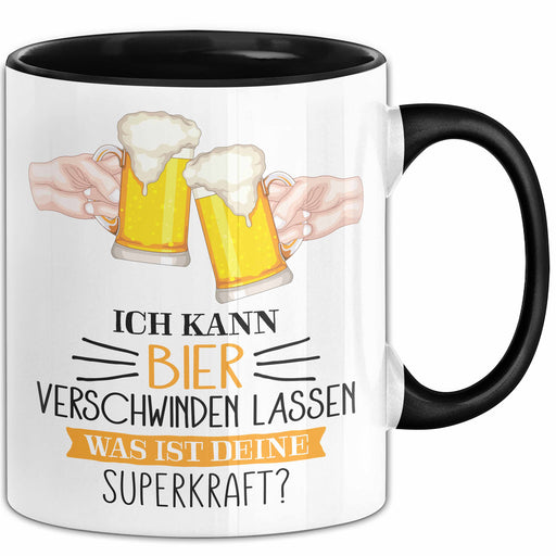 Bier-Liebhaber Tasse Geschenk Ich Kann Bier Verschwinden Lassen Was Ist Deine Superkraft Trendation