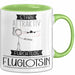 Fluglotsin Tasse Geschenk Becher Stark Attraktiv Furchtlos Fluglotsin Lustige Geschenkidee Grün Trendation