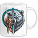 Nordischer Krieger Wikingerbär Tasse Geschenk Lustige Geschenkidee Spruch Weiß Trendation