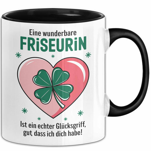 Friseurin Tasse Geschenk Eine Wunderbare Friseurin Ist Ein Echter Gluecksgriff Geschenkidee Geburtstag Friseurin Trendation