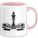 Schachspieler Tasse Geschenkidee Strategie Meister Lustiger Geschenkidee Lustig Rosa Trendation