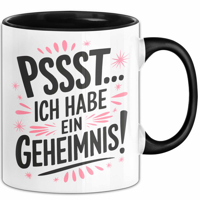 Big Sister Ältere Geschwister Schwestern Tasse Becher Geschenk Lustige Geschenkidee Spruch Ich Habe Ein Geheimnis Trendation