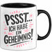 Big Sister Ältere Geschwister Schwestern Tasse Becher Geschenk Lustige Geschenkidee Spruch Ich Habe Ein Geheimnis Trendation