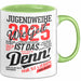 Jugendbetreuung Tasse Geschenk Lustige Geschenkidee Spruch Jugendweihe 2025 Grün Trendation