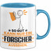 Forscher Geschenk Tasse So Gut Kann Nur Ein Forscher Aussehen Geschenkidee Kaffee-Becher Blau Trendation