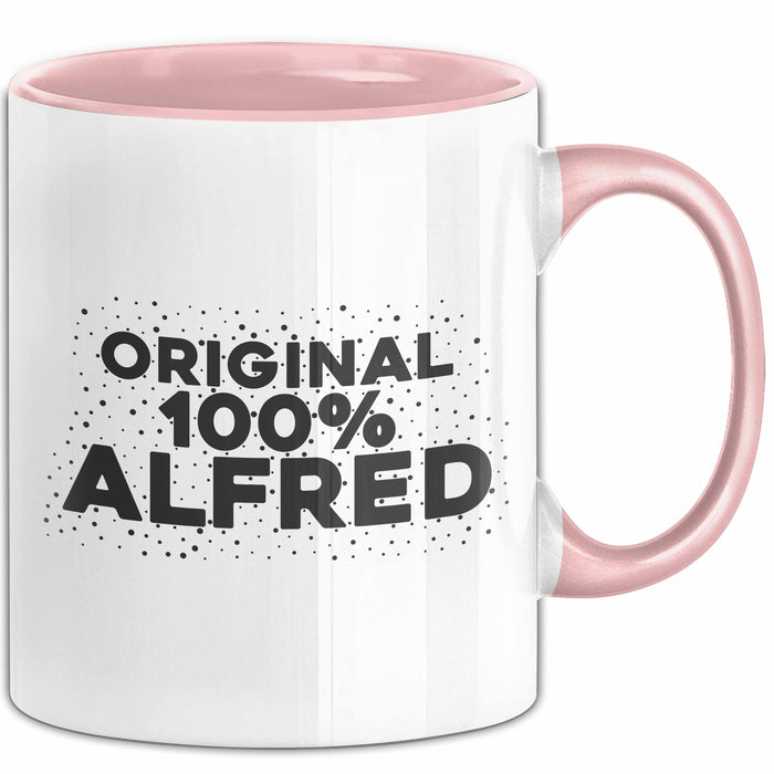 Alfred Tasse Original 100% Alfred Geschenk Rosa Trendation