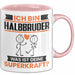 Halbbruder Tasse Geschenk für Halbbruder Geburtstag Lustiger Spruch Kaffee-Becher Was Ist Deine Superkraft Rosa Trendation