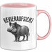 Jäger Tasse Geschenk Revieraufsicht Geschenkidee Wildschwein Geschenke Jägerin Rosa Trendation