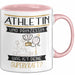 Athletin Und Prinzessin Tasse Geschenk Für Eine Athletin Geburtstag Was Ist Deine Superkraft Rosa Trendation