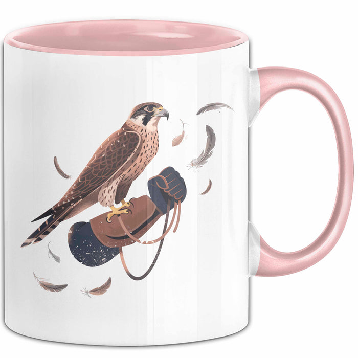 Falke Adler Tasse Geschenk Lustige Geschenkidee Spruch Für Greifvogel Betreuer Rosa Trendation