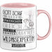 Wildnisexpertin Geschenk Becher Tasse Gott Schuf Alle Menschen Gleich Nur Die Besten Durfeten Wildnisexpertin Werden Geschenkidee Lustig Rosa Trendation