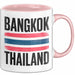 Bangkok Thailand Tasse Geschenk Lustige Geschenkidee Spruch Rosa Trendation