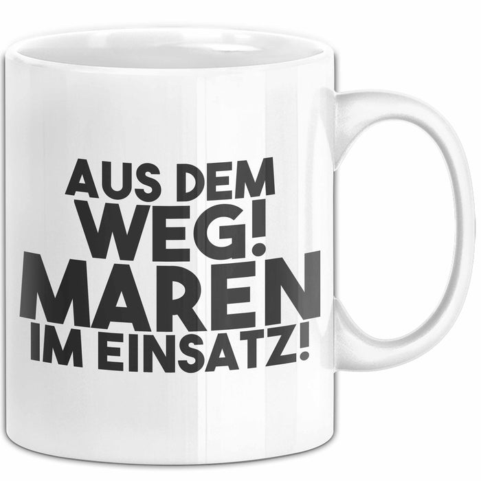 Maren Tasse Aus Dem Weg! Maren Im Einsatz! Geschenk