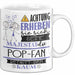 Pop-Fan Tasse Geschenk Lustiger Spruch Bitte Erheben Sie Sich Seine Majestät Die Pop-Fan Betritt Den Raum Weiß Trendation