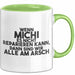Michi Tasse Wenn Michi Nicht Repariert, Sind Wir Am Arsch Geschenk Grün Trendation