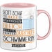 Schwimmerin Geschenk Becher Tasse Gott Schuf Alle Menschen Gleich Nur Die Besten Durfeten Schwimmerin Werden Geschenkidee Lustig Rosa Trendation
