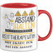 Reittherapeutin Tasse Geschenk Lustig Abstand Halten Hochleistungs-Reittherapeutin Mit Drang Zur Perfektion Bei Der Arbeit Rot Trendation