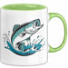 Angler Tasse Geschenkidee Angelbegeisterter Lustiger Spruch Geschenkidee Lustig Grün Trendation
