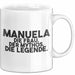 Manuela Tasse Manuela – Die Frau. Der Mythos. Die Legende. Geschenk Weiß Trendation
