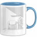 Minimalistischer Dekorateur Tasse Geschenk Lustige Geschenkidee Spruch Für Klare Räume Liebhaber Blau Trendation