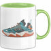 Sneakerhead Tasse Geschenkidee für Schuhsammler Grün Trendation